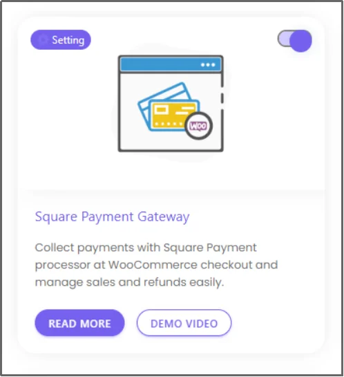Enable Square payment gateway in WooCommerce
