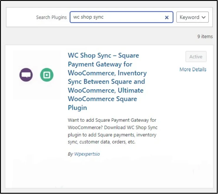 Find WC Shop Sync plugin option in WooCommerce dashboard
