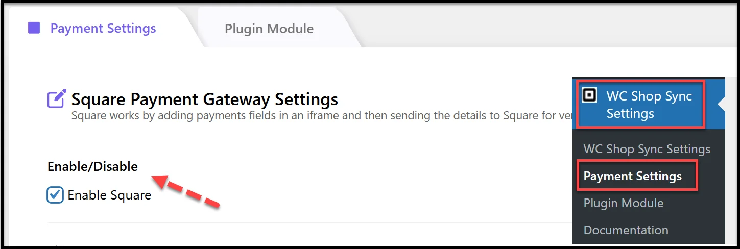 Enabling multiple payment methods including Square, Apple Pay, and Google Pay