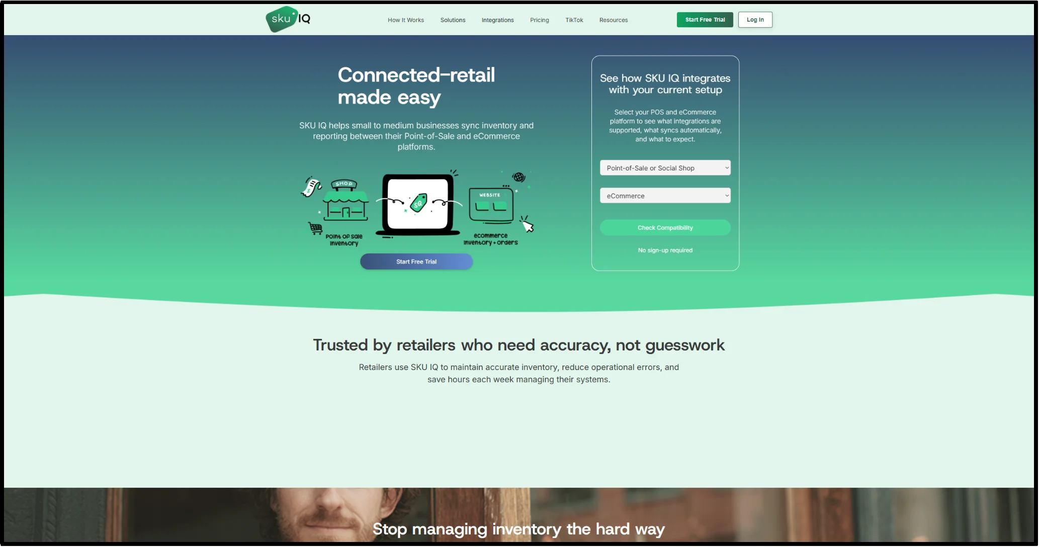 SKU IQ connected retail and eCommerce platform